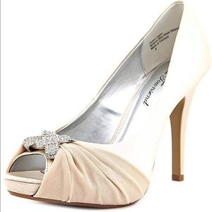 Champagne wedding shoes